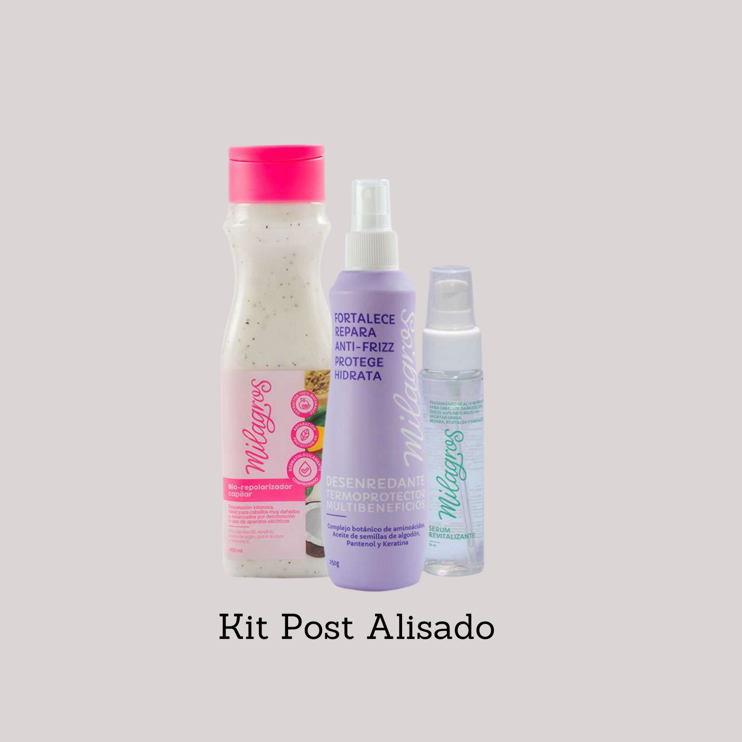 MILAGROS - Kit Post Tratamiento Químico