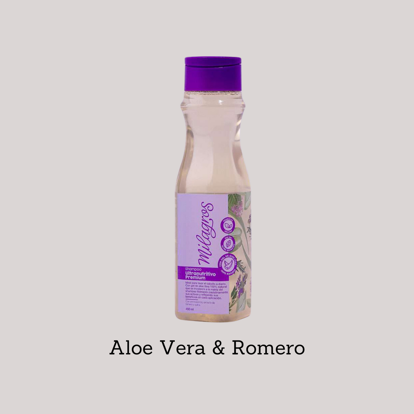 MILAGROS - Shampoo UltraNutritivo Vegano