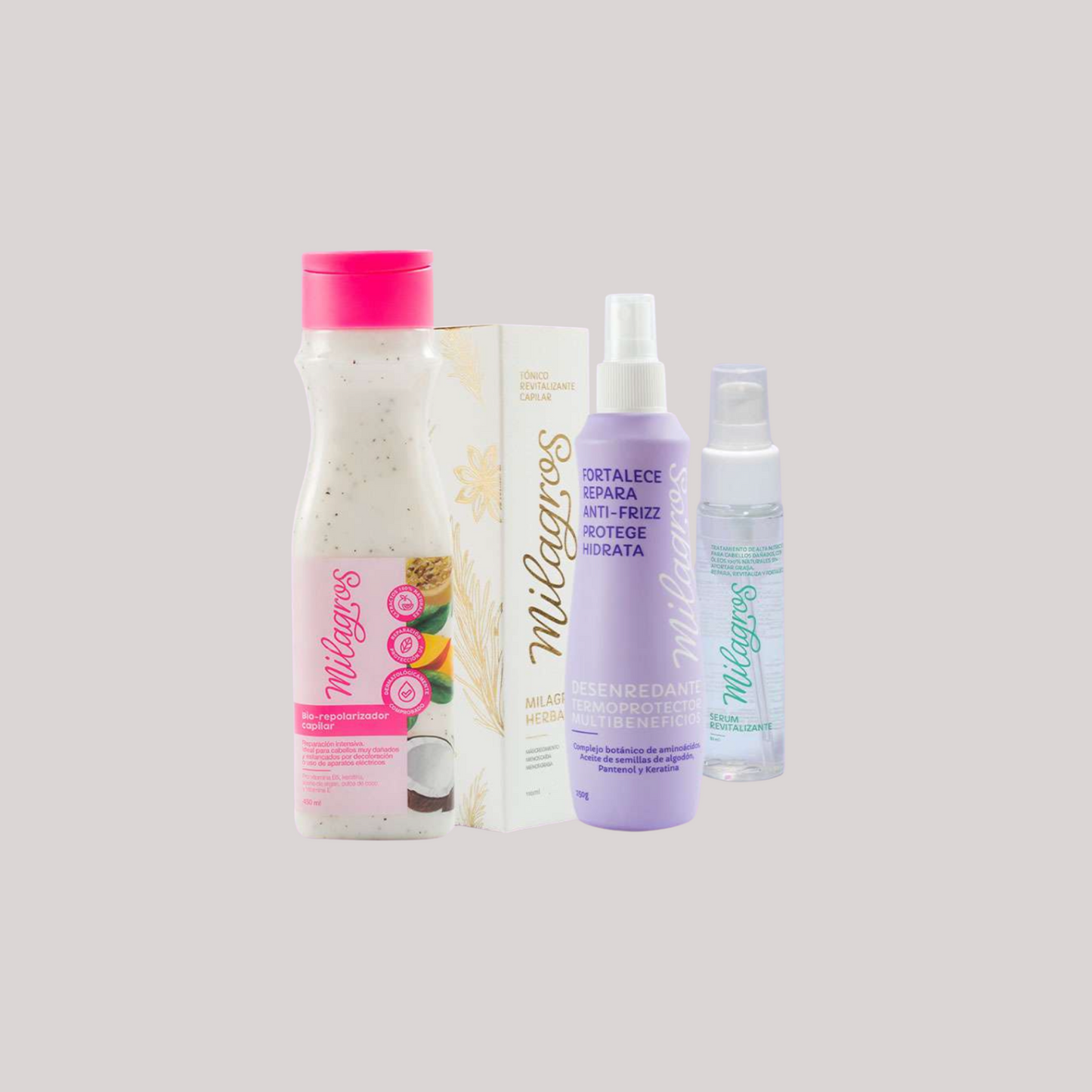 MILAGROS - Kit Rehabilitación Cabello Maltratado