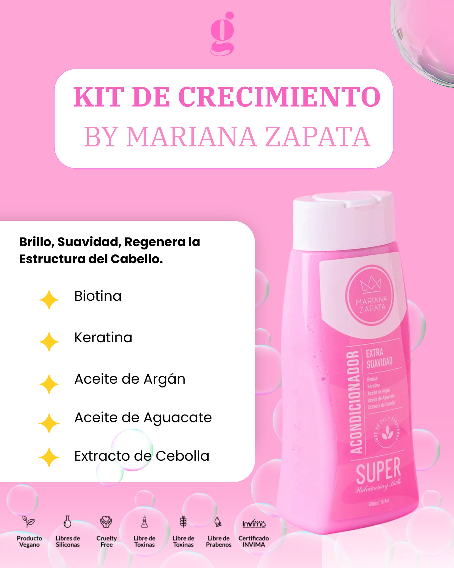 Acondicionador con Biotina - Extra Suavidad