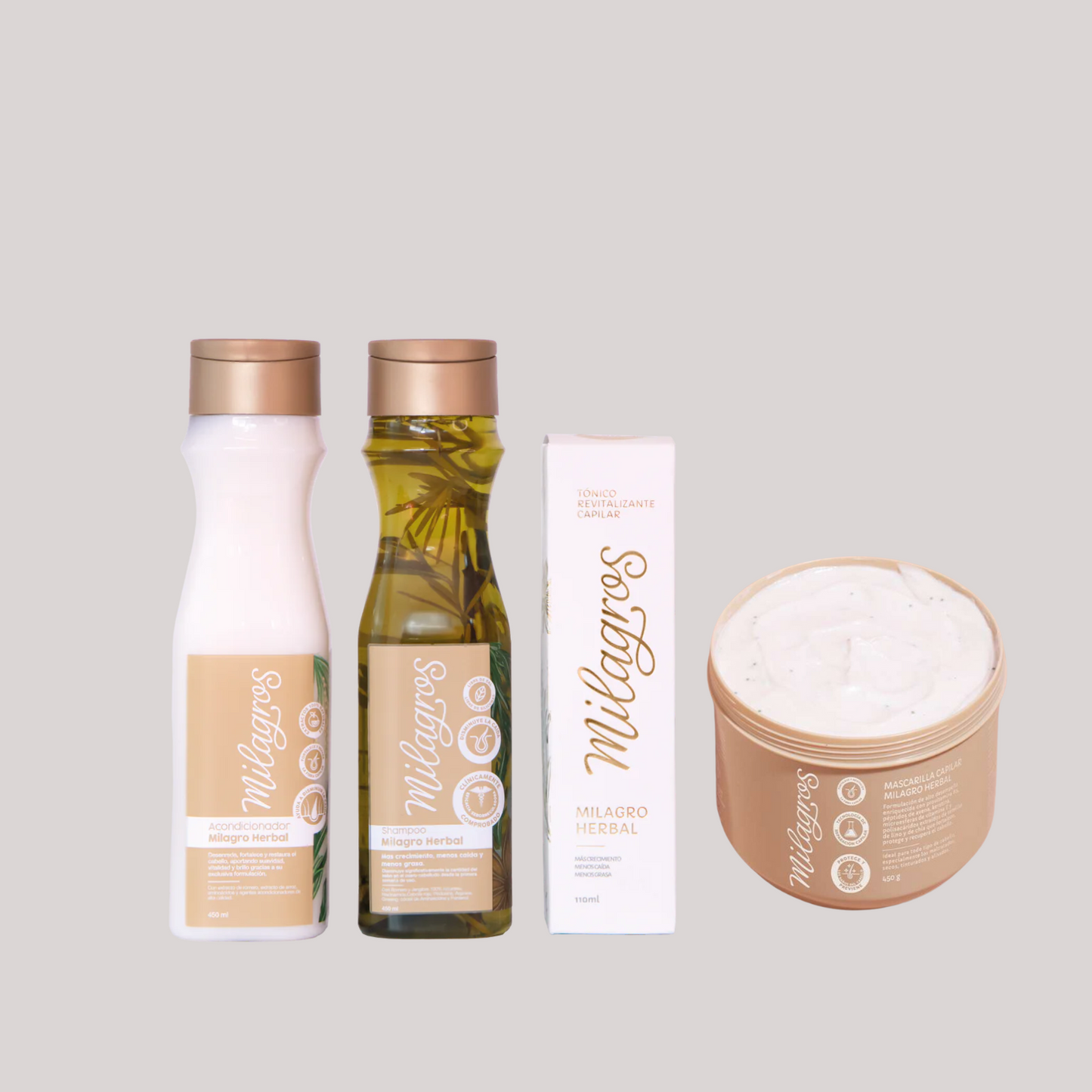 MILAGROS - Kit Más Crecimiento Menos Caída/Grasa