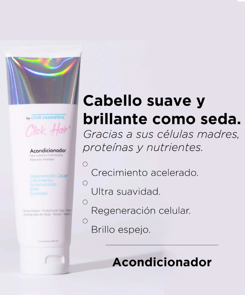 CLICK - Acondicionador 4 en 1 | Con Células Madres
