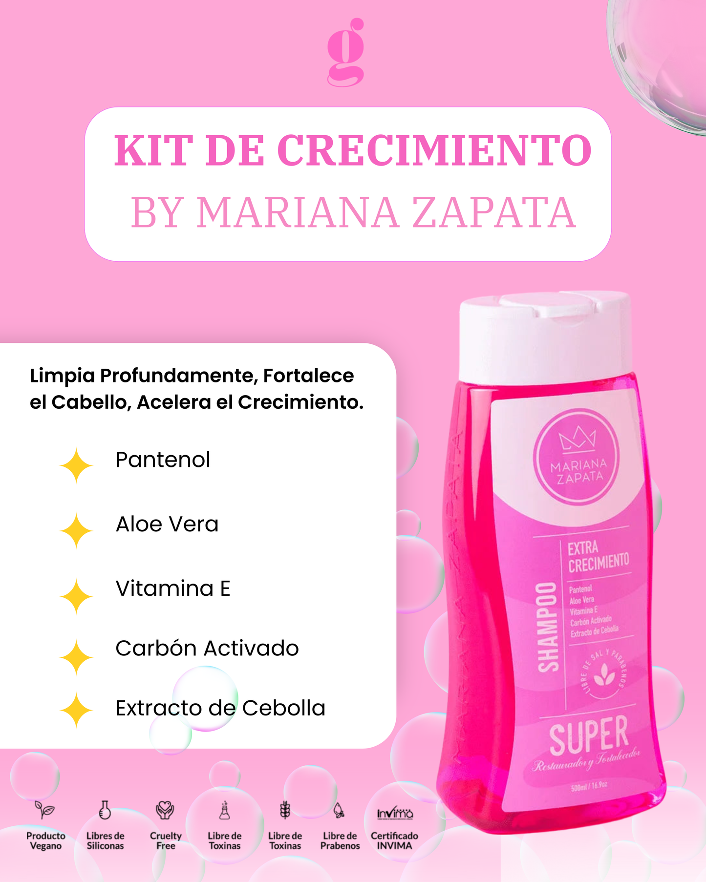 Shampoo Extra Crecimiento