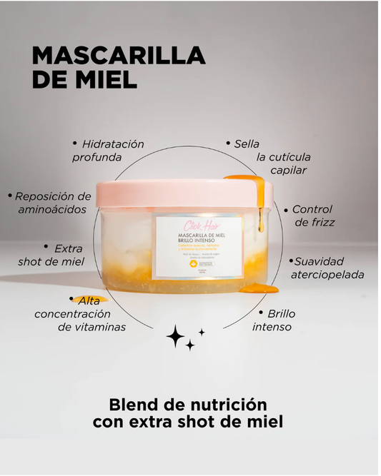 CLICK - Mascarilla de Miel Brillo Intenso